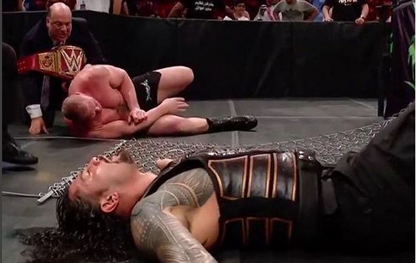 Roman Reigns e Brock Lesnar