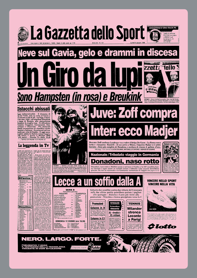 prima pagina giro