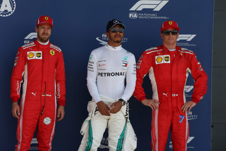 Hamilton, Vettel, Raikkonen