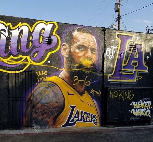 Murales LeBron James Los Angeles