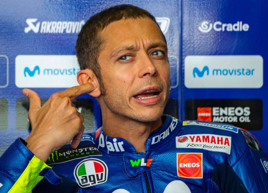 MotoGP, Valentino Rossi in pista al Sachsenring in vista del GP di Germania 2018