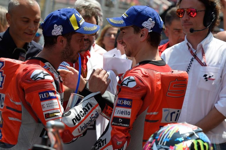 Dovizioso e Lorenzo