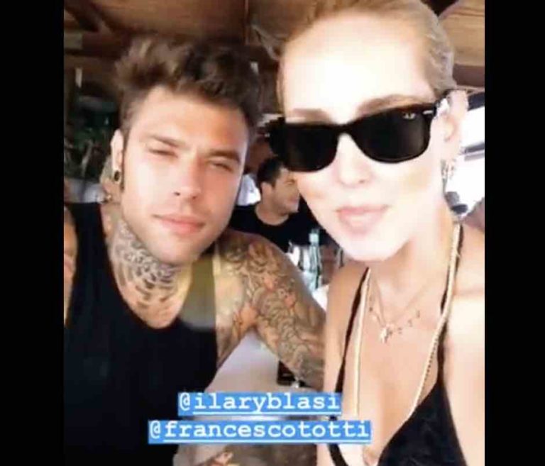 chiara ferragni fedez invito totti ilary blasi