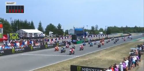 partenza gp repubblica ceca motogp brno