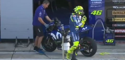 reazione valentino rossi