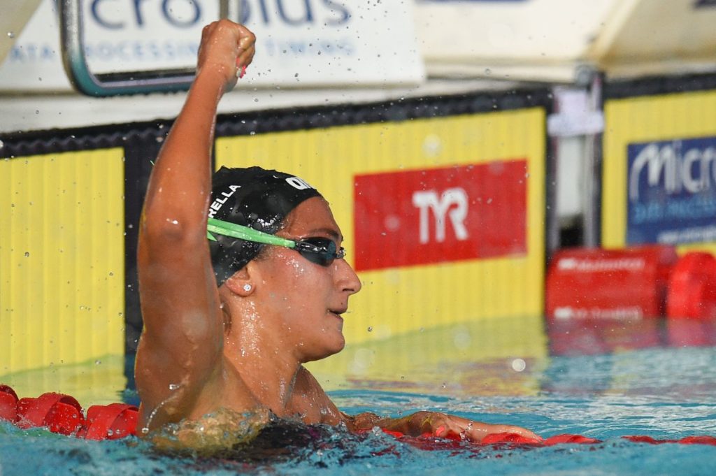 Glasgow, Campionati Europei di nuoto, Quadarella oro negli 800