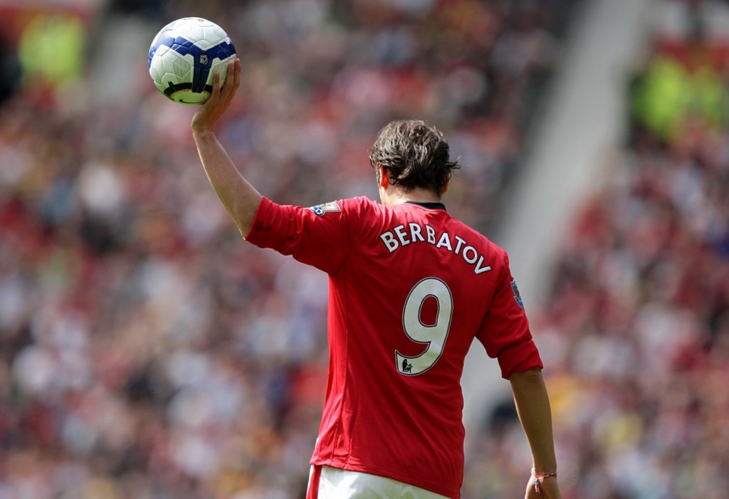Manchester United's Dimitar Berbatov