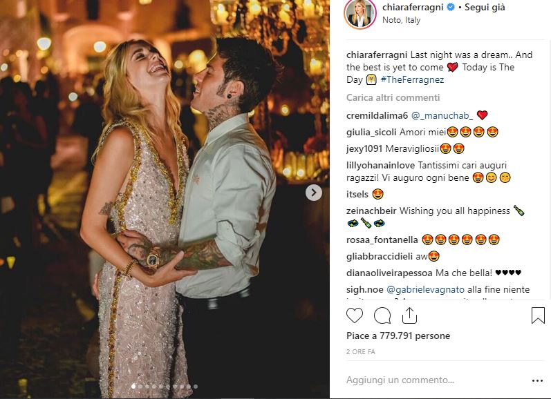 matrimonio chiara ferragni fedez