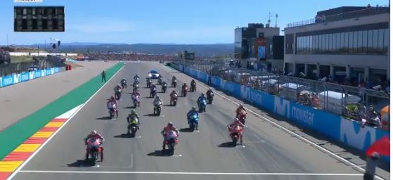 partenza gp aragon