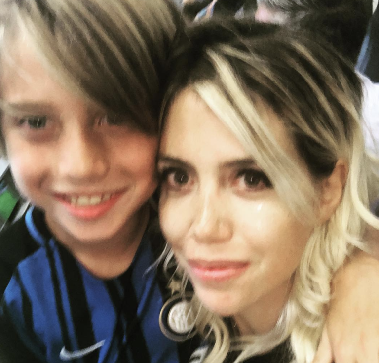 wanda nara piange inter tottenham