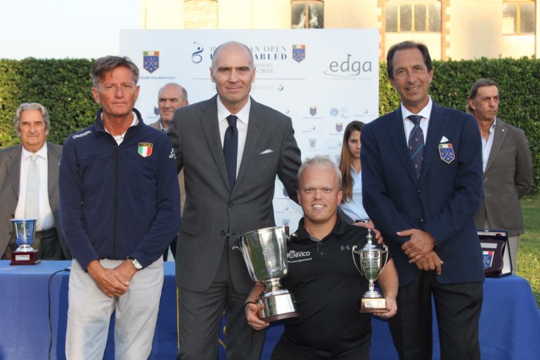 Da sinistra Alessandro Rogato, Marcello Cattani, Joakim Bjorkman, Alberto Treves De Bonfili (Foto Bellicini)