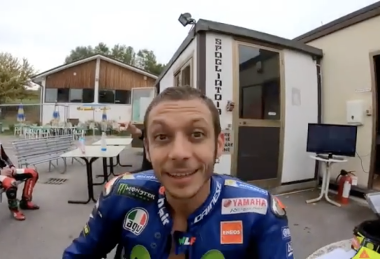 valentino rossi allenamento