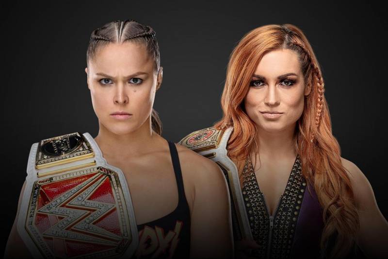 Ronda Rousey vs Becky Lynch WrestleMania35