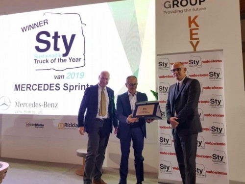 Sprinter premiato al Sustainable Truck of the Year 2019