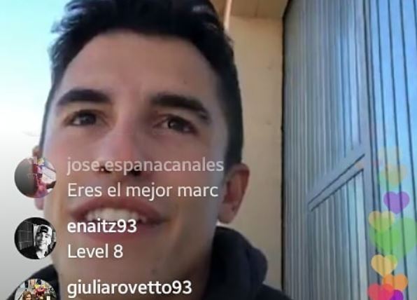 marc marquez diretta instagram