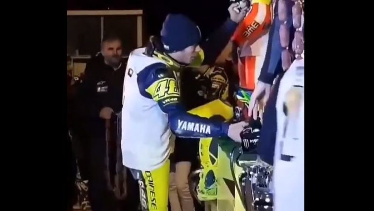 valentino rossi podio