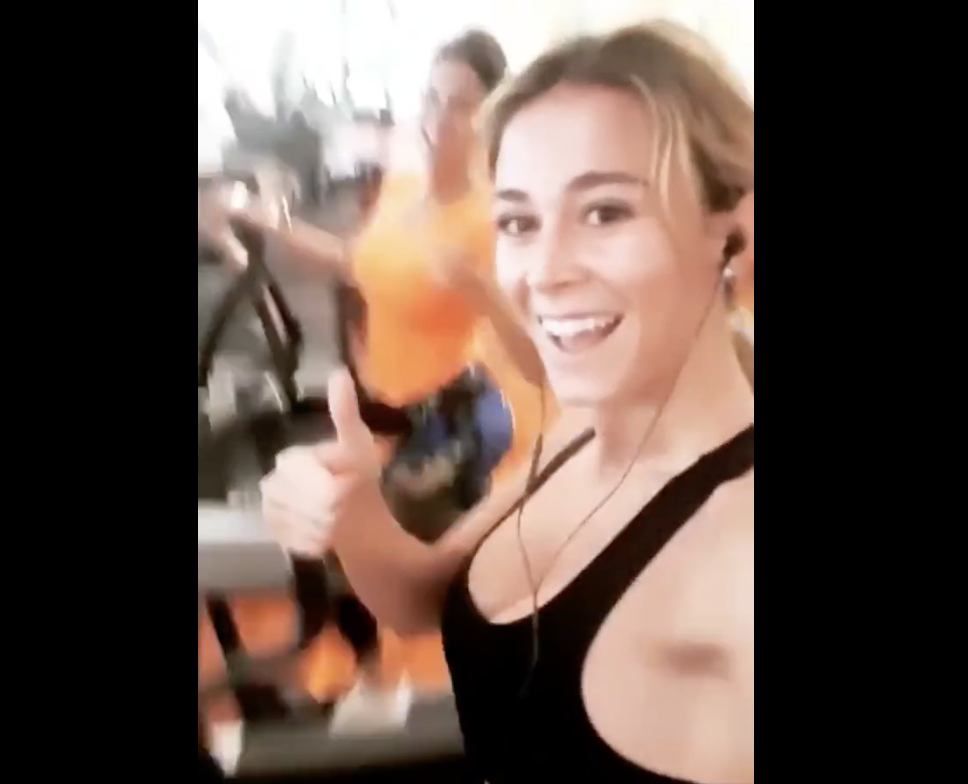 diletta leotta dubai allenamento