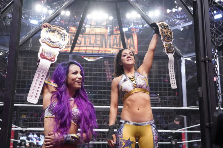 Sasha Banks Bayley Campionesse Coppia