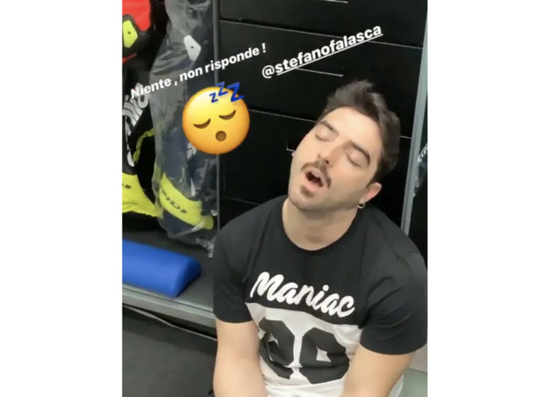 iannone personal trainer dorme