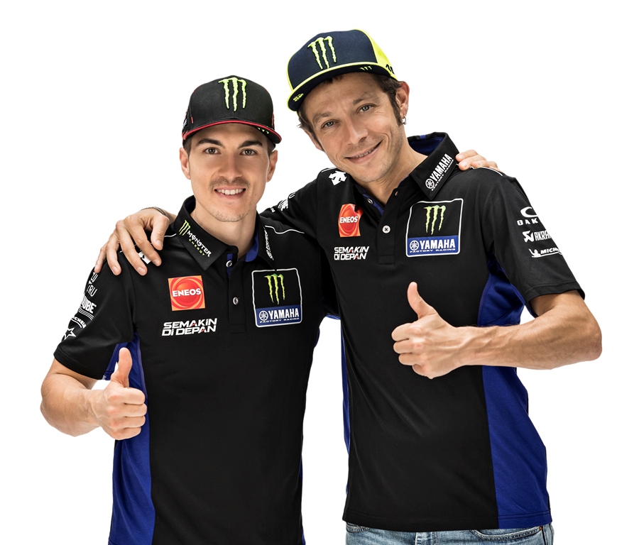 valentino rossi maverick vinales presentazione yamaha 2019