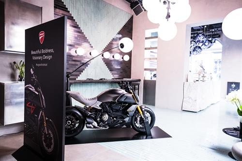 ducati diavel materico Milano design week