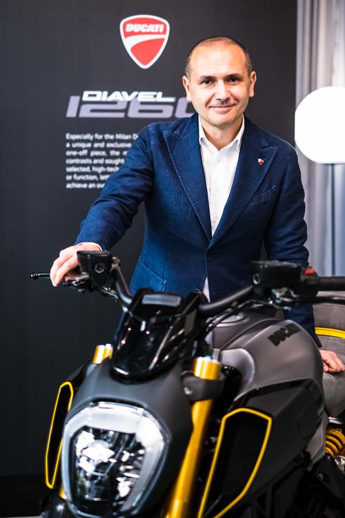 ducati diavel materico Milano design week