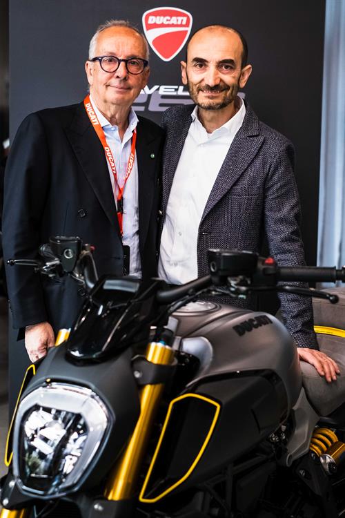 ducati diavel materico Milano design week