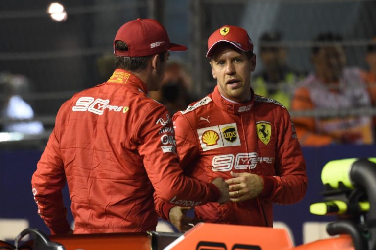 Vettel e Leclerc