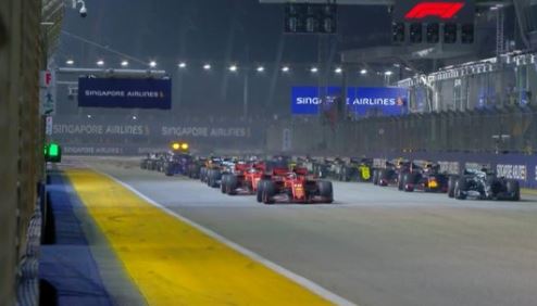 partenza gp singapore