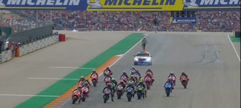 partenza gp aragon