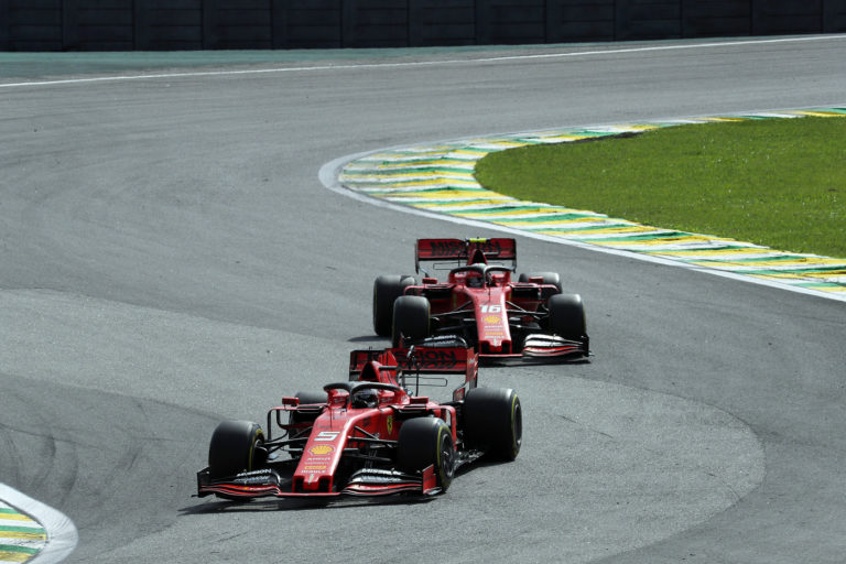 Vettel e Leclerc