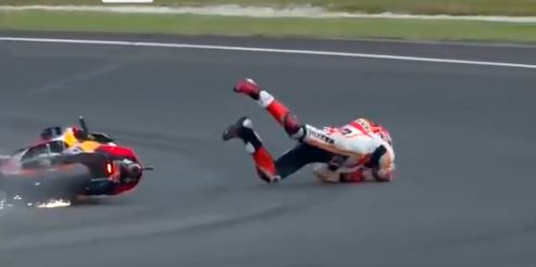 marc marquez caduta