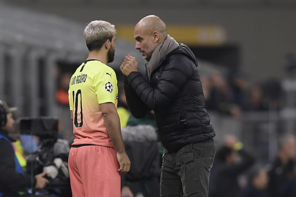 Aguero e Guardiola