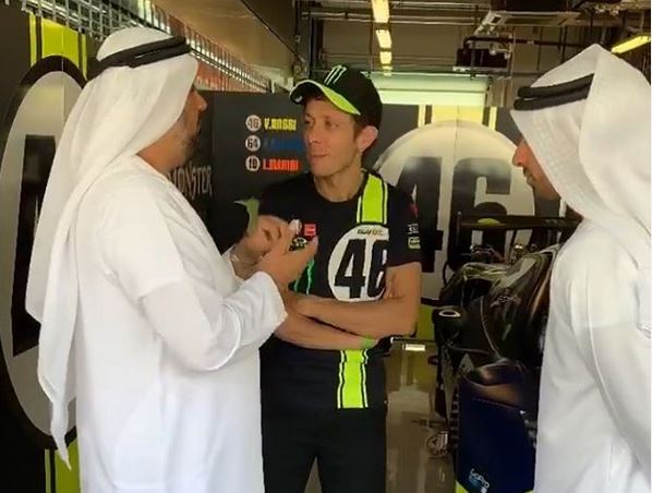 valentino rossi 12 ore del golfo abu dhabi