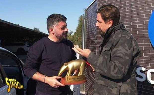 Gattuso Tapiro d'Oro Striscia la Notizia