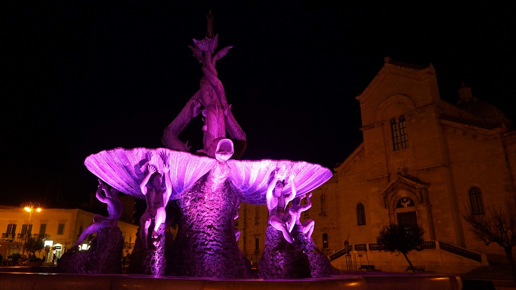 tappe giro d'italia illuminate rosa