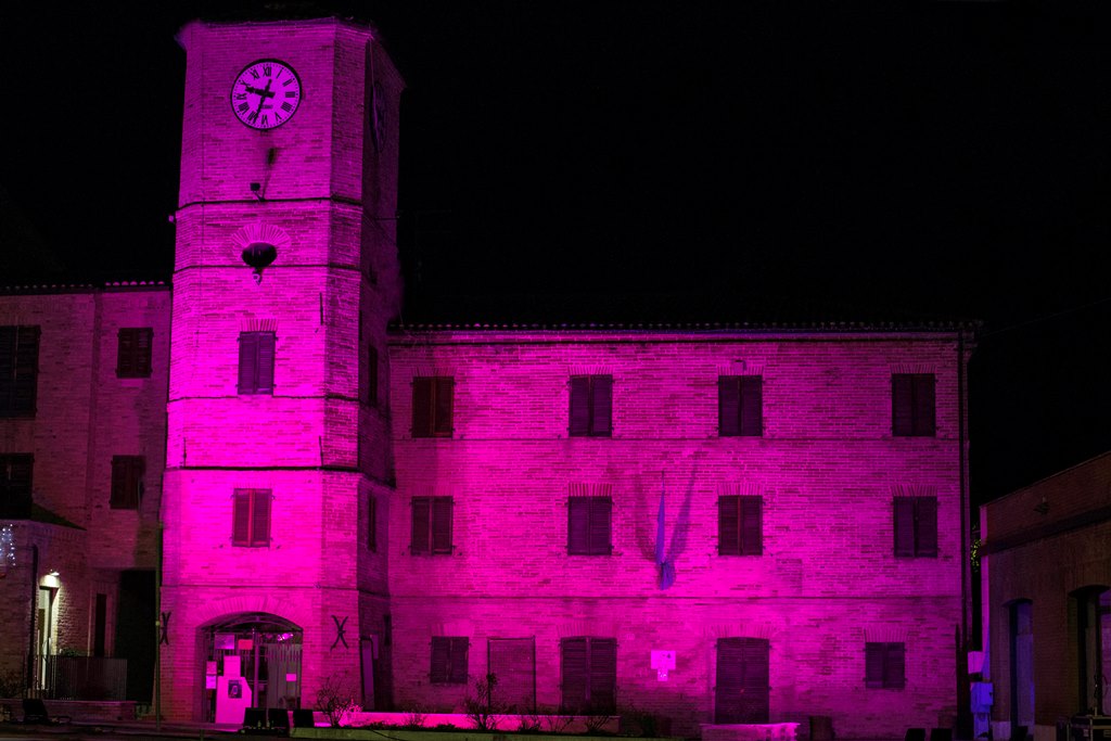 tappe giro d'italia illuminate rosa