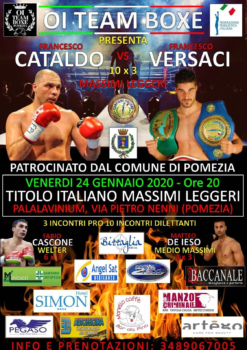 incontro boxe pomezia