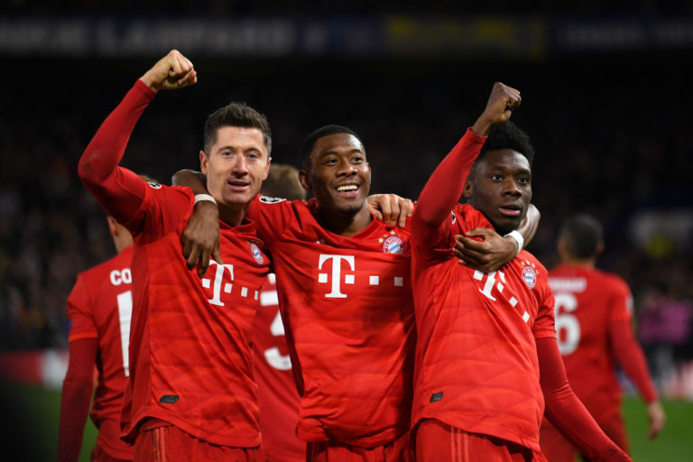 Bayern Monaco Lewandowski Alaba Davies