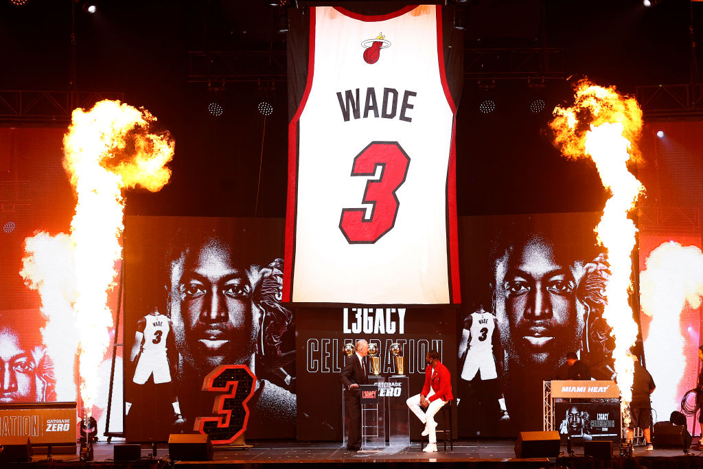 Miami Heat ritiro maglia Dwyane Wade