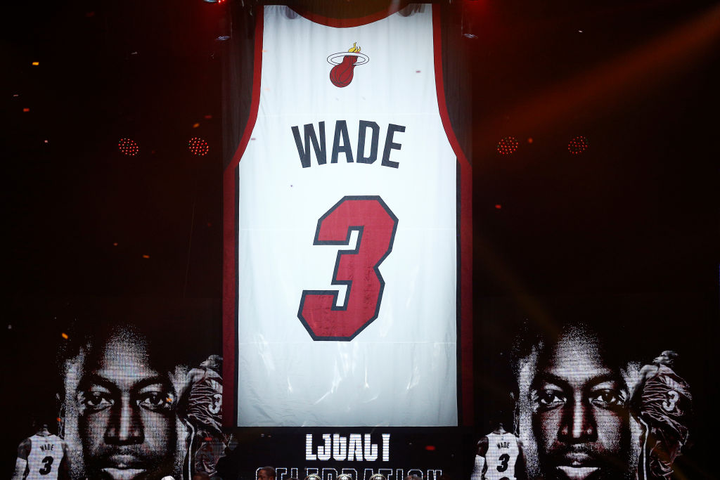 Miami Heat ritiro maglia Dwyane Wade