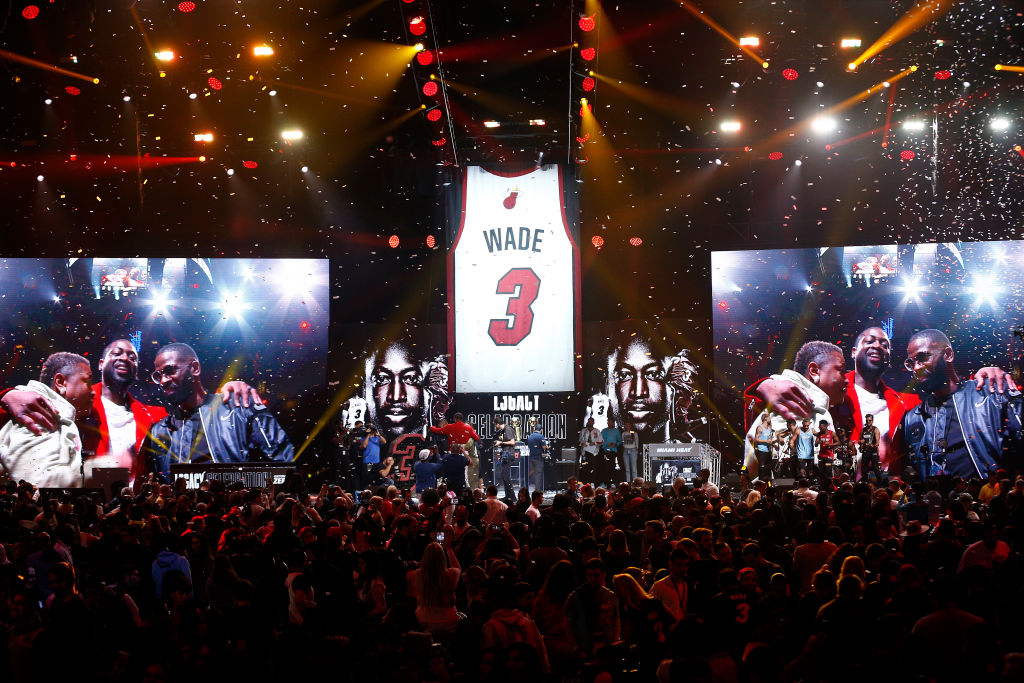 Miami Heat ritiro maglia Dwyane Wade