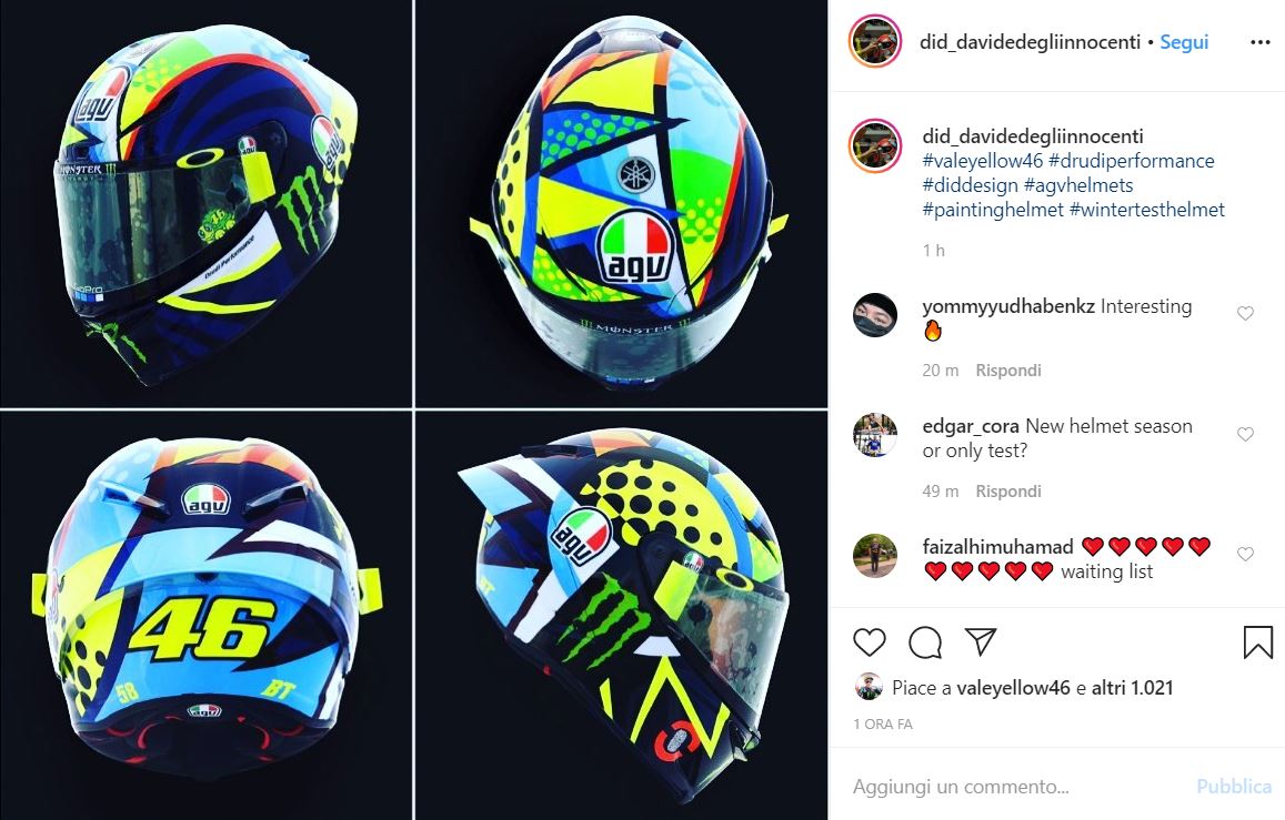 casco valentino rossi