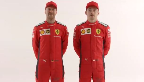 vettel e leclerc