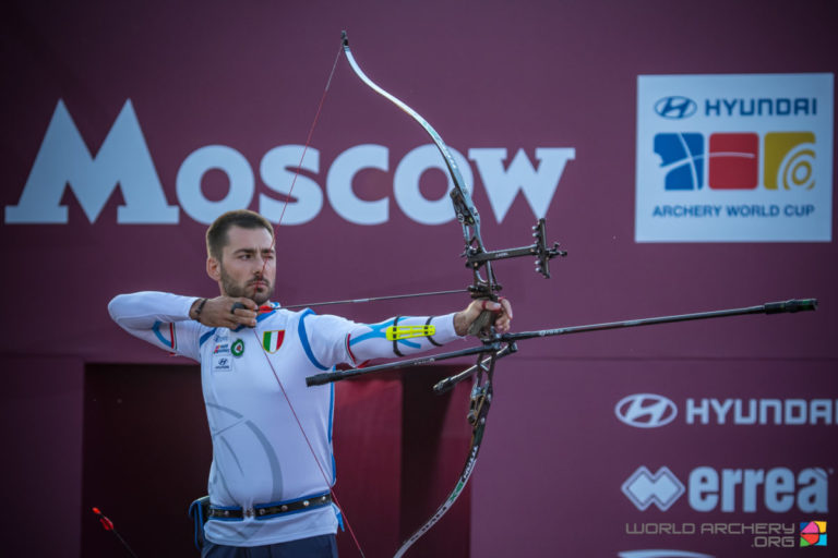 Mauro Nespoli d'argento nella finale di World Cup a Mosca (Rus)