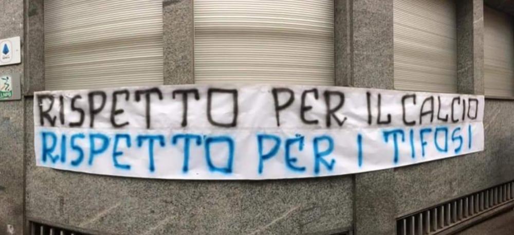 Striscione Inter Juventus