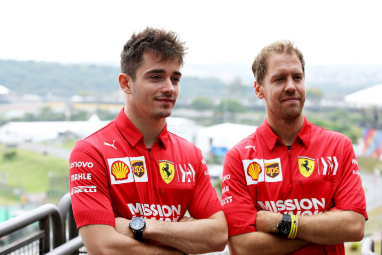 Vettel e Leclerc