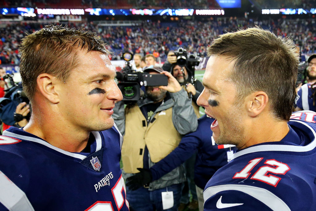 Tom Brady e Rob Gronkowski