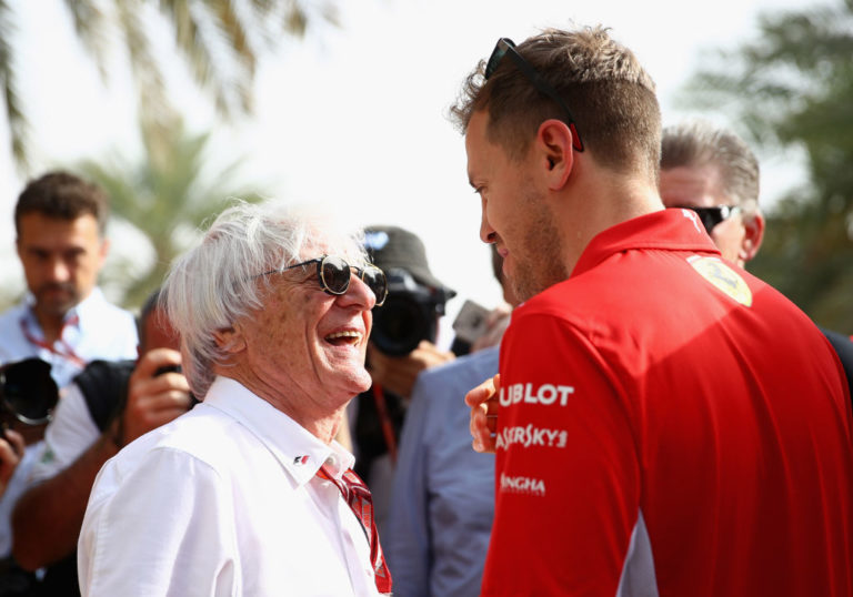Ecclestone e Vettel
