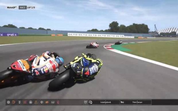 Virtual Gp Valentino Rossi Marc Marquez